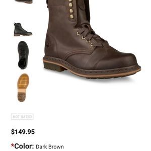 Men’s size 10 Dr. Marten’s. Brown Pier